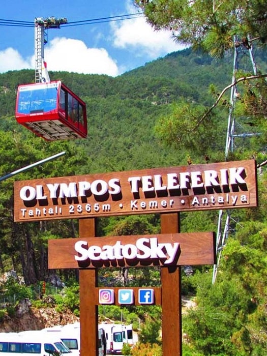 11Ausflug zum Olympos Teleferik Seilbahnfahrt von Side